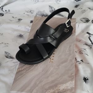 Black Franco Sarto Sandals 4.5 NIB